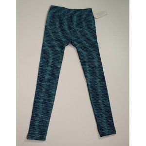 NWT Faded Glory Essential Teal Space Dye Leggings